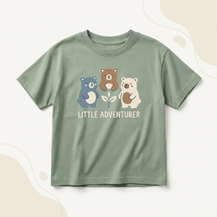 KIds shirt green